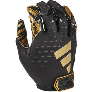 Adidas adizero 13 fodboldmodtagerhandsker sort/metallisk guld lille