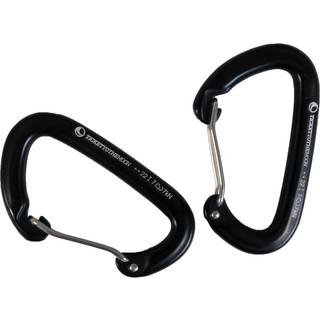 Ticket to the Moon Hammock Carabiner Pair22kn Blacvk, One size