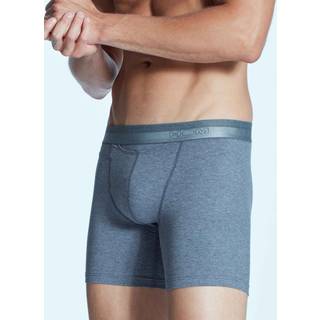 HOM Herren Long Boxer grau Viskose/Modal unifarben