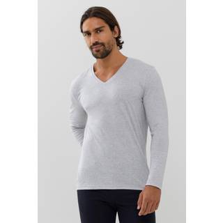 Mey Dry Cotton Colour Long Sleeves - Greymarl - Medium