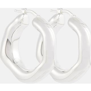 Jil Sander Silver-toned hoop earrings - silver - One Size