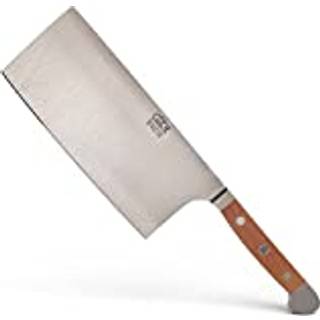 Güde Alpha Birne Hacker 18 cm - CVM-Messerstahl - Griffschalen Birnenholz - Braun,Silber