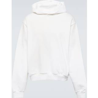 Acne Studios Logo cotton-blend hoodie - white - EU 52