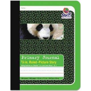 Pacon Primary Composition Book Bound Picture Story styrede 5/8-in. Regerede 100 ark gr?n (2428)