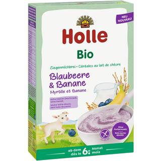 Glutenfri Holle Risgrød med gedemælk, blåbær og banan OBS BF 28-02-25