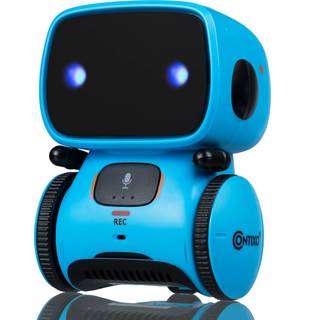 Contixo R1 robotleget?j til b?rn - Smart robotter til b?rn Voice Control Talking Dancing Learning Education Toys For Boys Girls Toddlers Alder 3-