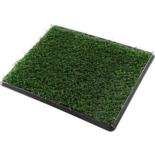 Kunstig gr?s hvalpe pee pad til hunde og sm? k?ledyr - 16x20 genanvendelig 4 -lags tr?ning potte pad med bakke - hundehusbrydende forsyninger af