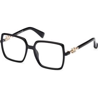 Max Mara Kvinde MM5108-H 001 Optiske stel Injiceret Sort Firkantet Normal