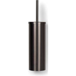 Blue label toiletbørste gun metal