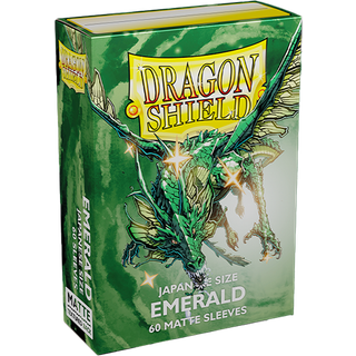 Dragon Shield Japanese Size Matte Sleeves - Emerald