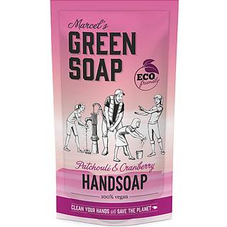 Marcel's Green Soap håndsæbe med patchuli og tranebær refill 75.90 DKK/1 L