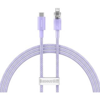 Baseus - Fast Charging cable USB C to Lightning Explorer Series 2m 20W purple