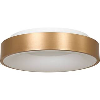 LED-loftslampe Ringlede 2.700 K Ø 30 cm guld