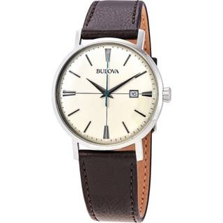Bulova 96B242 Dress Beige/Læder Ø39 mm
