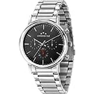 Mandens Chronostar R3753276005 Sort Sølv Ur