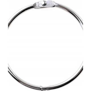 Slipx Solutions Chrome Simple Slide Broes Gardin Rings giver ubesv?ret glidende p? standardbrusest?nger (Rust Resistent Snap Closure Set p? 12)