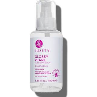 Luseta Glossy Pearl Shining Serum til kruset hår udjævning og næring med perleekstrakt Awakening Shine for kedeligt hår - 3,38 oz