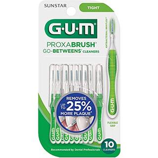 Gum-872H Sunstar Proxabrush Go-Betweens Cleaners Tight 10 Count