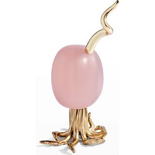 L'Objet Desktop Tools - 'Unicorn Octopus' letter opener in Antique gold Brass/Resin