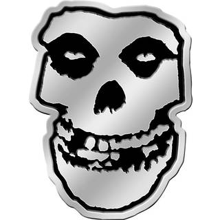 C&D Visionary Misfits Skull 8cm Silver Metal Sticker