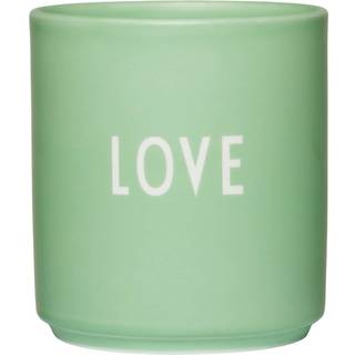 Design Letters Favourite Kop 25 Cl Fashion Colour Collection Love - Kaffekopper Benporcelæn Grøn - 10101002GRNBLLOVE