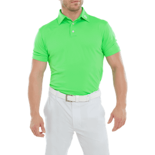 FootJoy Stretch Pique Solid Herre Poloshirt - Green - Str. XL