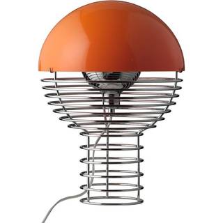Wire Bordlampe Krom/Orange Ø30 - Verpan