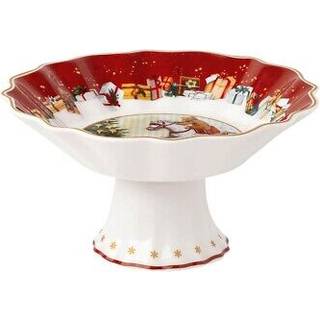 Villeroy & Boch Toy's Fantasy skål på fod 14,7 cm Hvid-rød