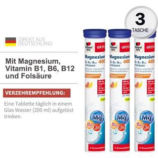 Doppelherz aktiv Magnesium 400 brusetabletter 327.69 DKK/1 kg
