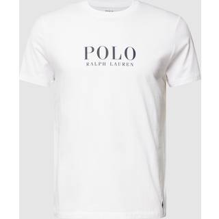 Polo Ralph Lauren Herren T-Shirt weiß Jersey-Baumwolle unifarben