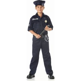 B?rns politi kostume lille (6-8)