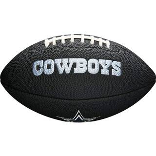Wilson Sporting Goods NFL Dallas Cowboys Team Logo Fodbold Sort mini st?rrelse