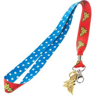 Wonder Woman Lanyard med metal charme og klar ID -indehaver