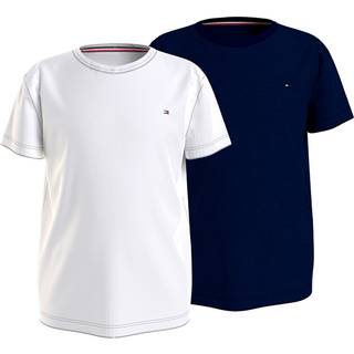 Signature 2-Pak T-shirts, Desert Sky/White, 128-140 cm