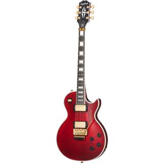 Epiphone Alex Lifeson Les Paul Custom Axcess Ruby Elektrisk guitar (Beskadiget)