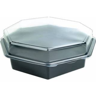 DUNI Octaview Kold mad 305x305x80 mm 2500 ml Sort med låg 75 stk (149874)