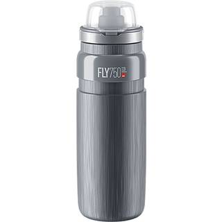 Elite Bottle FLY MTB TEX Grey, Grey Logo 550ml - Drikkeflaske