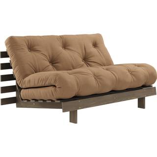 Roots 140 Sovesofa Fra Karup Design i Massiv FSC Fyrretræ | Japandi - Carob Brown - 755 Mocca