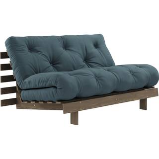 Karup Design Roots 140 (140x200 cm) Daybed - Carob Brown Lacquered 106 Petrol Blue 757