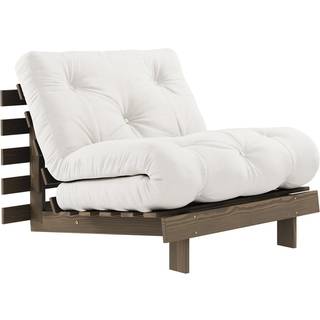 Roots 90 Sovesofa Fra Karup Design i Massiv FSC Fyrretræ | Japandi - Carob Brown - 701 Natur