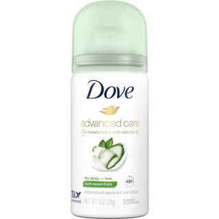 Dove antiperspirant deodorant t?r spray g? frisk cool essentials rejsest?rrelse 1 ounce (pakke af 6)