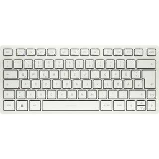 Cherry KW 7100 MINI BT - Tastatur - Tysk - Hvid