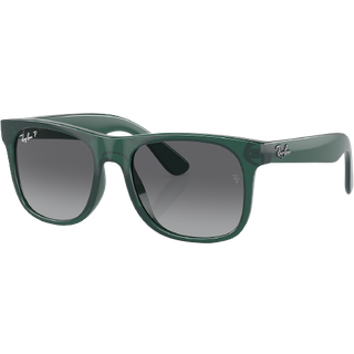 Ray-Ban Børn RJ9069S Junior Justin Polarized 7130T3 48 Solbriller Børn Grøn - Transparent Green - 48mm