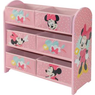 Minnie Mouse reol med 6 kurve Disney opbevaring 914764