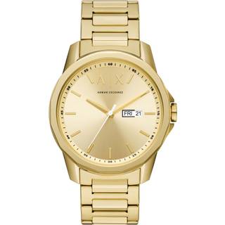 Armani Exchange AX1734 Gold Plated Bracelet Watch - W65350