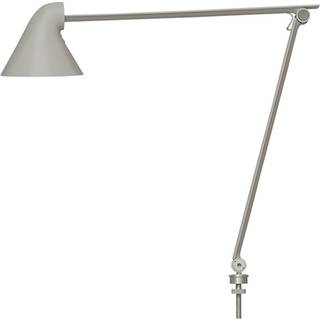 Louis Poulsen NJP Bordlampe 10W LED 2700K Lys Grå Pind Ø10
