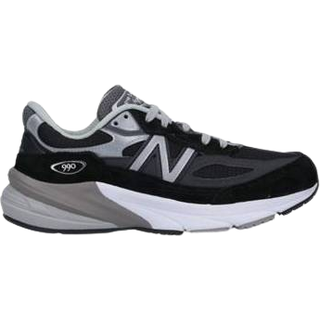 New Balance Kvinder Made in USA 990v6 i Sort/Hvid Suede/Mesh
