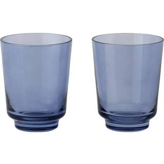 Muuto - Raise Glasses 30 cl - Dark Blue, SET OF 2 - Drikkeglas - Broberg & Ridderstråle
