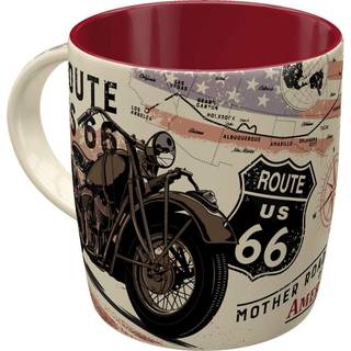 US Highways Route 66 nostalgisk krus af keramik