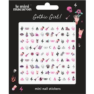 Le Mini Macaron Mini Nail Stickers Gothic Girl